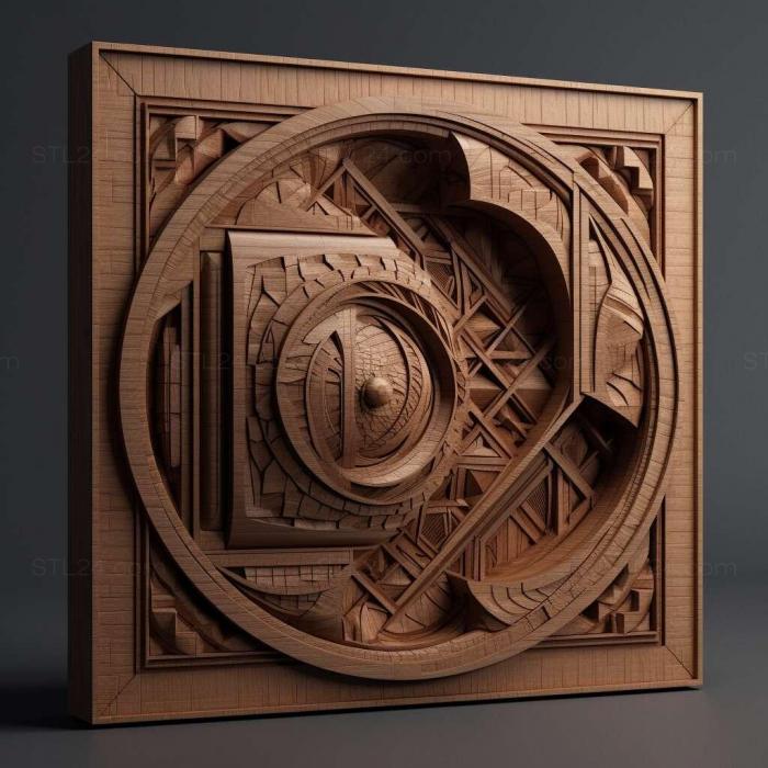 Patterns and decorations (stl Geometry E 4, PATTERN_2116) 3D models for cnc